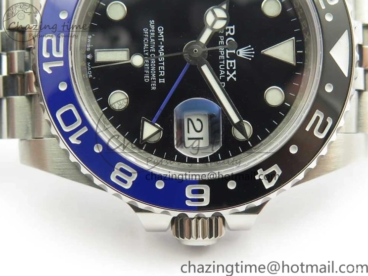 MiroTime 0227 GMT-Master II 126710 BPF BLNR Black Blue Ceramic Maker Best Edition on SS Jubilee Bracelet A BestValue 3287